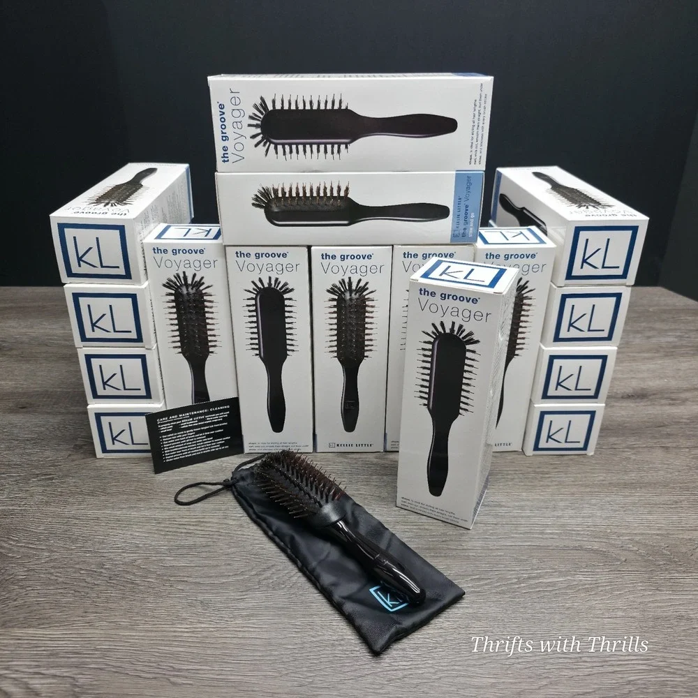 The Groove Voyager By Kellie Little - Premium Designer Hair Styling Brush - New